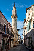 Hania - The minaret of the Splantzia quarter appears above the rooftops. 